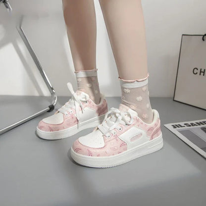 Fashionable and comfortable women's casual sports shoes with a unique design, available in various trendy colors