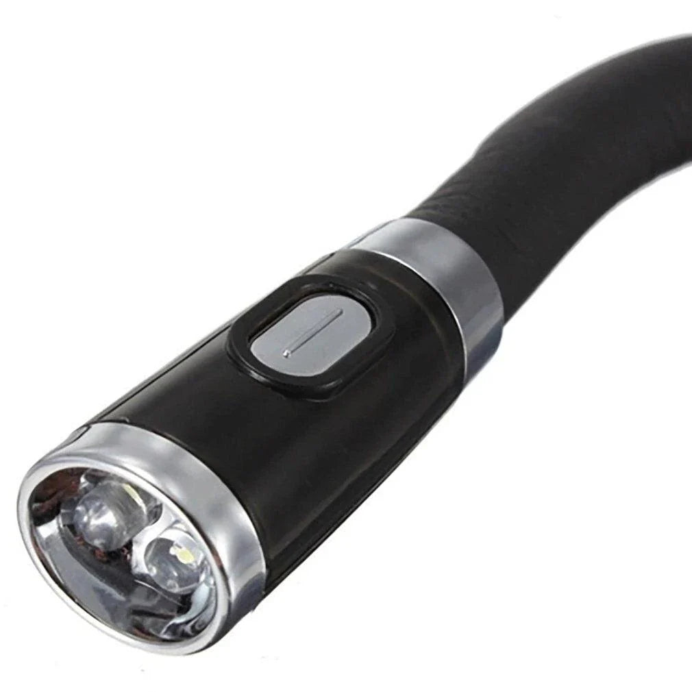Adjustable Neck LED Reading Light with Flexible Gooseneck Design and Customizable Lighting Modes