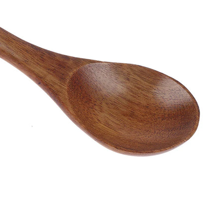 Handcrafted wooden facial mask bowl and spoon set for mixing and applying skin care products