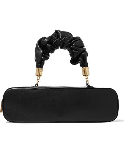 Chic Long Shoulder Diagonal Bag in Beige, Black, Dark Green, and Brown Colors