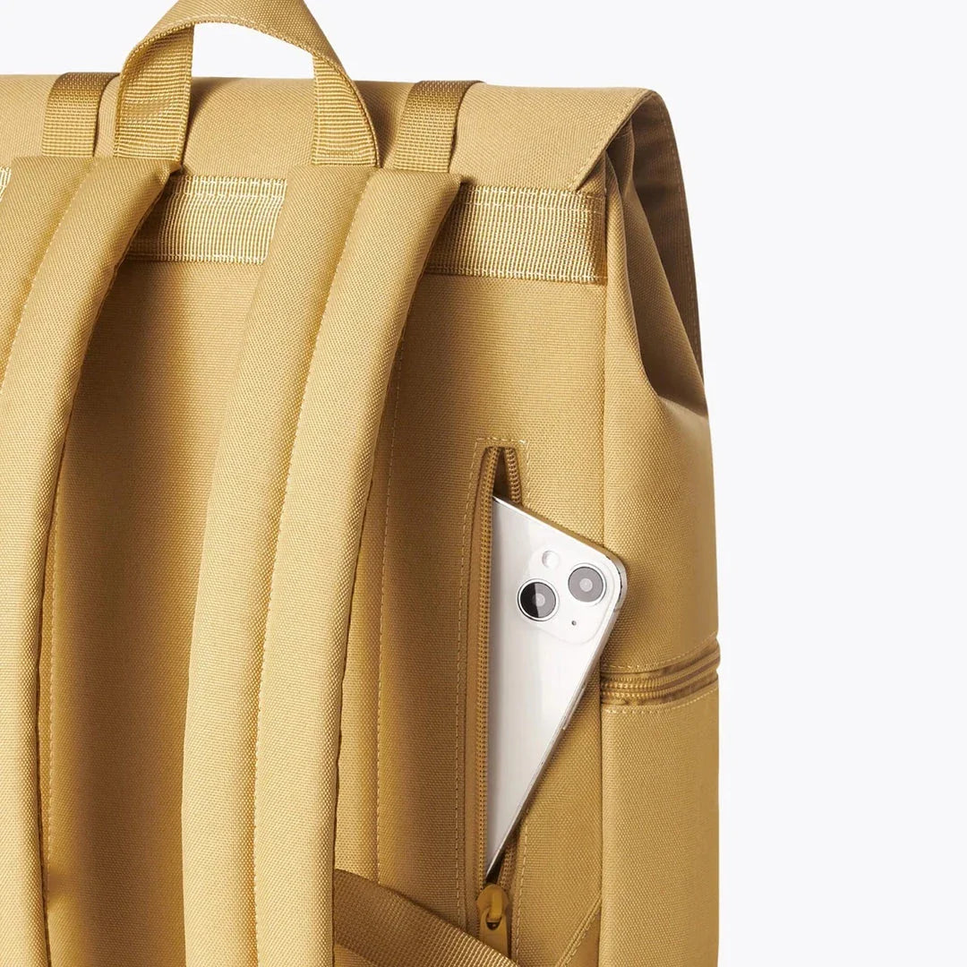 A fashionable and functional backpack made of durable polyester with multiple pockets and a comfortable carrying system, suitable for both men and women.