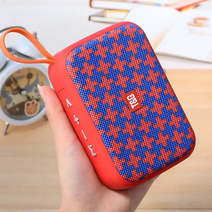 Portable wireless Bluetooth 5.0 soundbar speaker with waterproof design and built-in TF card slot, perfect for on-the-go entertainment