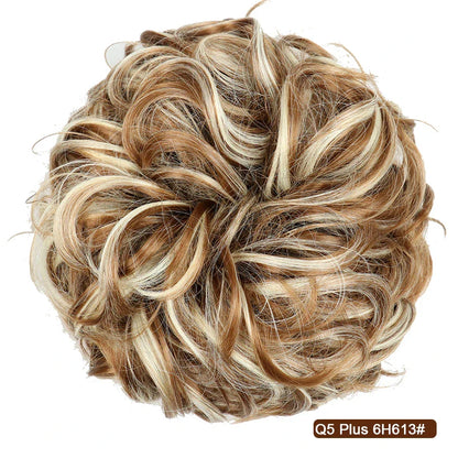 Messy Chignon Donut Hair Bun Pad - Effortless Elegance Hair Accessory for Stylish Buns