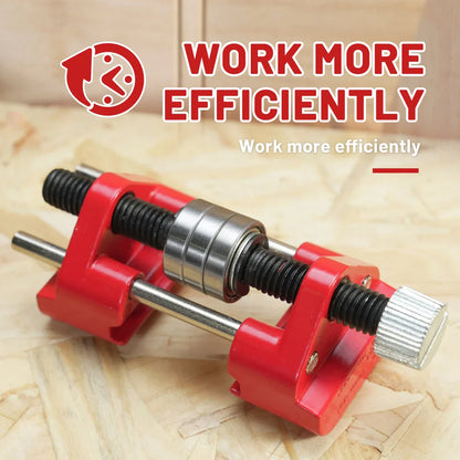 Premium cast aluminum honing guide tool for sharpening woodworking chisels and planer blades with adjustable angles and smooth steel bearing wheel design
