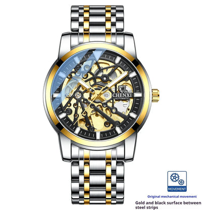 Trendha Automatic Mechanical Watch with Waterproof and Luminous Design in Various Color Options