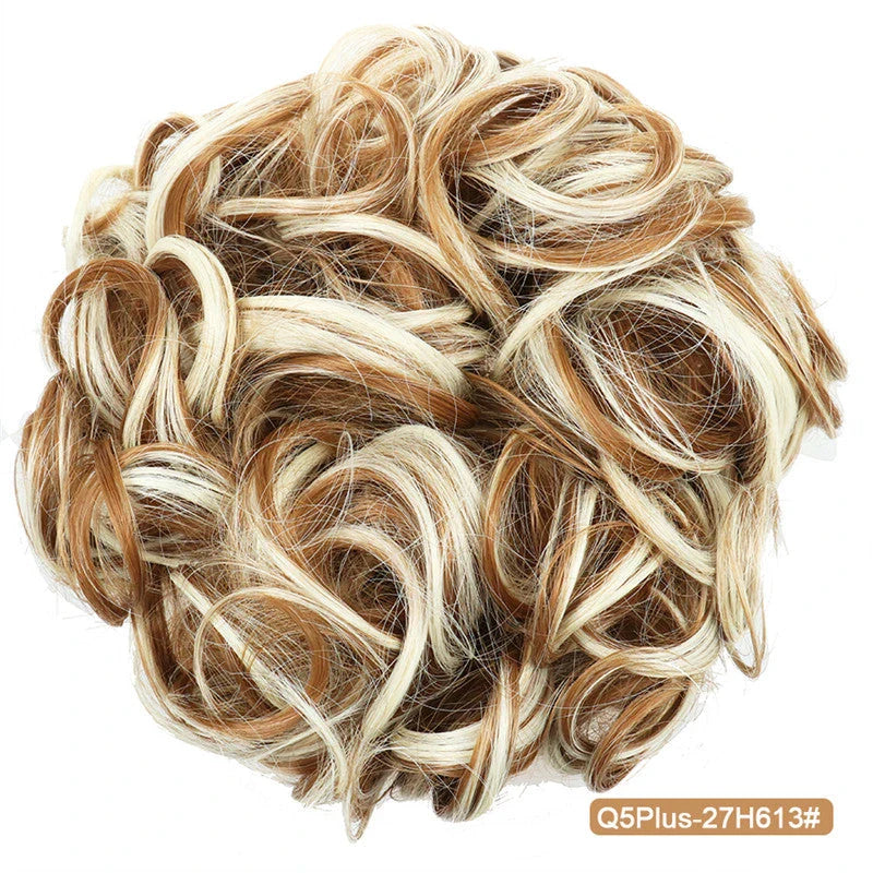 Messy Chignon Donut Hair Bun Pad - Effortless Elegance Hair Accessory for Stylish Buns