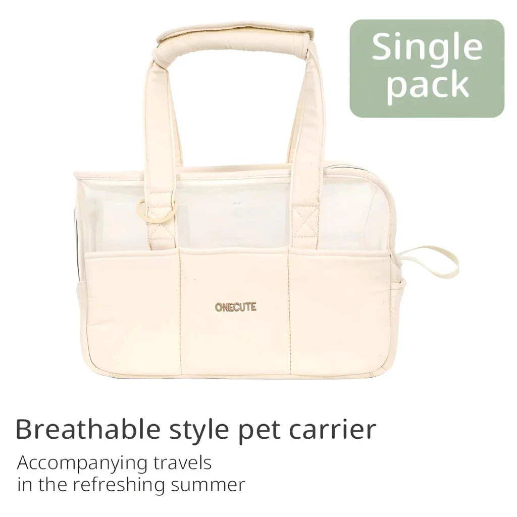 Breathable pet travel backpack for small dogs, designed for comfortable and hands-free outdoor adventures