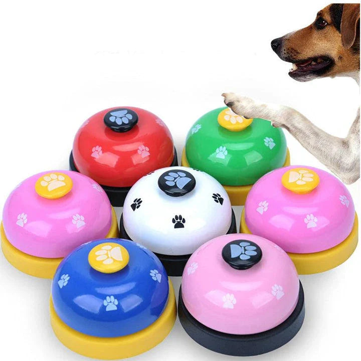 Premium interactive dog training toy with vibrant colors, durable metal and plastic construction, and engaging puzzle design