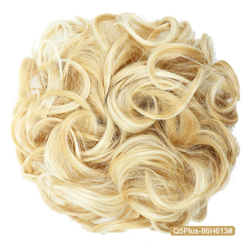 Messy Chignon Donut Hair Bun Pad - Effortless Elegance Hair Accessory for Stylish Buns