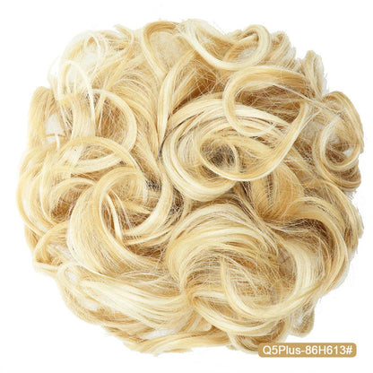 Messy Chignon Donut Hair Bun Pad - Effortless Elegance Hair Accessory for Stylish Buns