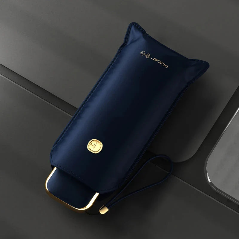 Chic and compact portable sun and rain umbrella in various colors, ideal for travel and outdoor events