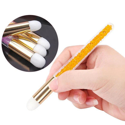 Multipurpose Crystal Eyelash and Nose Cleansing Brush - Soft, Dense Bristles for Gentle Deep Cleaning