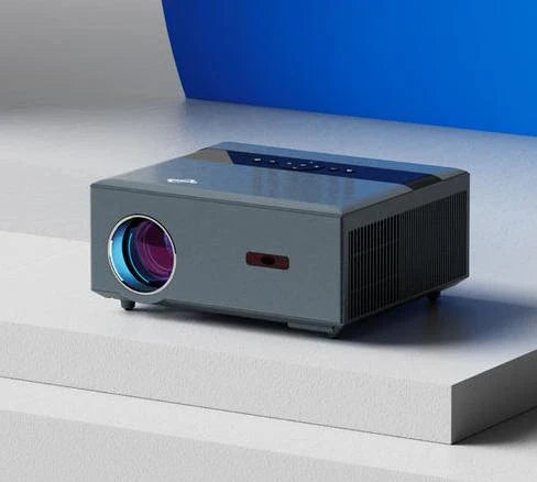 Cinematic 4K 15,000-lumen LED projector with a massive 300-inch display and smart TV features for an immersive home entertainment experience