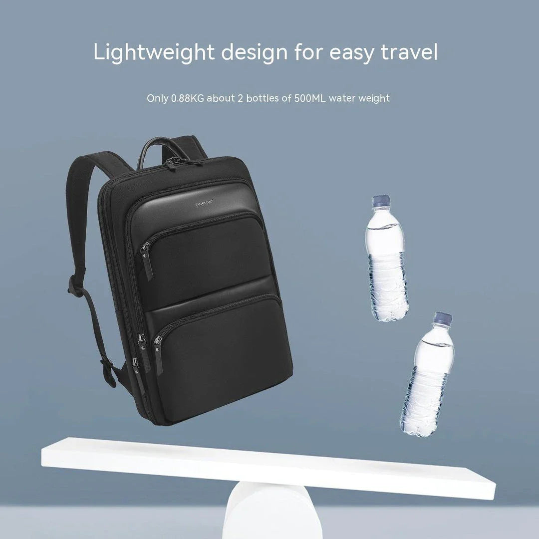 Durable and stylish men's backpack with large 31-liter capacity, made from high-quality Oxford cloth for water resistance and breathability.