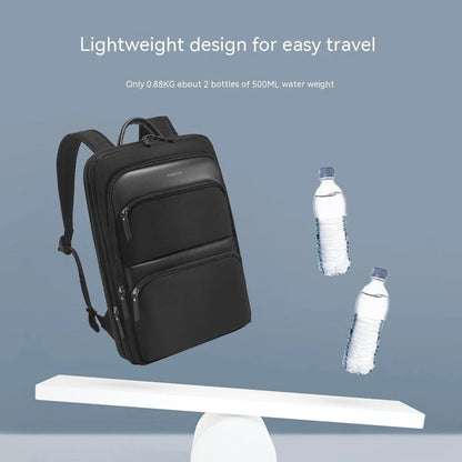 Durable and stylish men's backpack with large 31-liter capacity, made from high-quality Oxford cloth for water resistance and breathability.