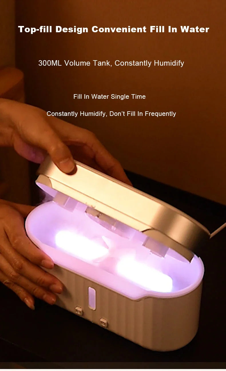 Elegant Jellyfish Flame Humidifier with 3D Lighting Effects, Mist, and Aromatherapy Capabilities