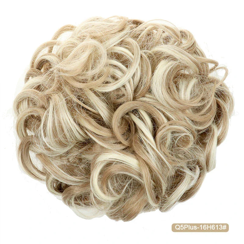 Messy Chignon Donut Hair Bun Pad - Effortless Elegance Hair Accessory for Stylish Buns