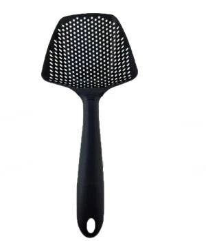 Eco-Friendly Lightweight Nylon Collapsible Strainer in Black, Green, and Blue colors