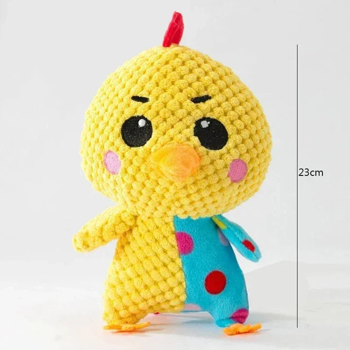 Adorable Squeaky Pet Chew Toy in the shape of a sheep, designed to delight and engage dogs and cats