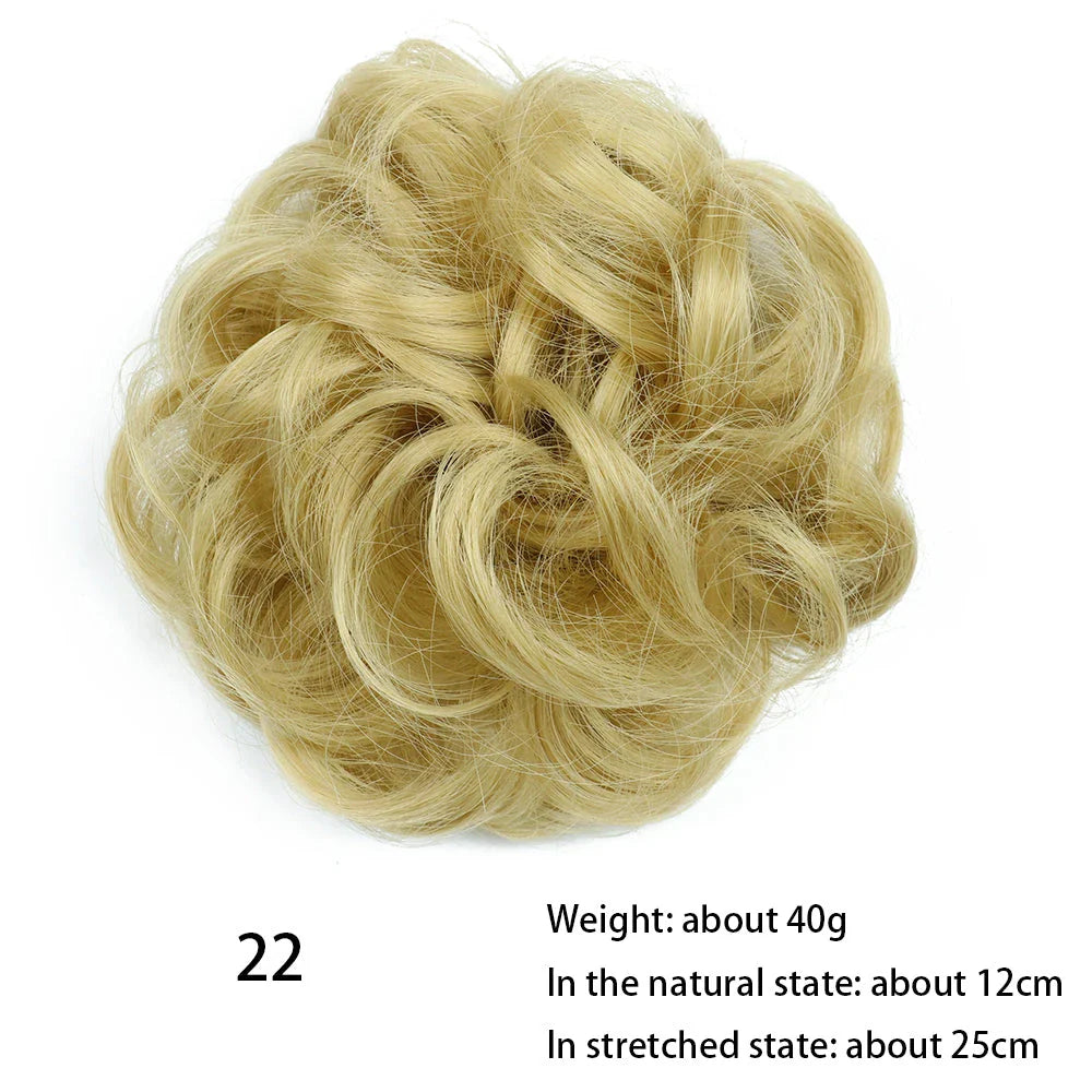 Messy Chignon Donut Hair Bun Pad - Effortless Elegance Hair Accessory for Stylish Buns