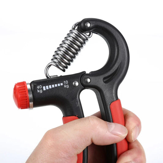 Adjustable hand grip strengthener for improving grip strength, wrist stability, and forearm fitness