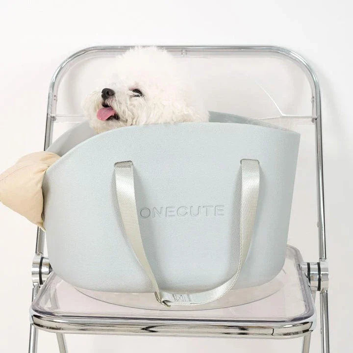 Breathable and waterproof pet shoulder bag for convenient outdoor adventures with your furry friend