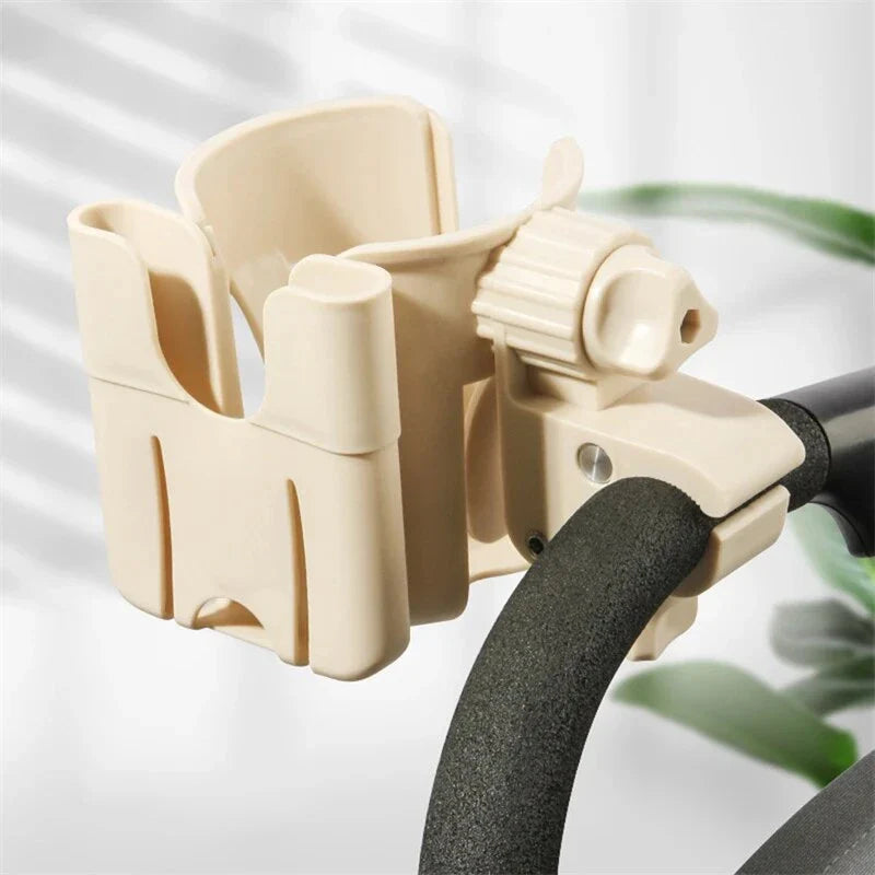 Cup Holder for Stroller - Securely holds drink and phone, universal fit for most strollers