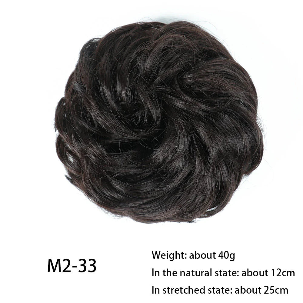 Messy Chignon Donut Hair Bun Pad - Effortless Elegance Hair Accessory for Stylish Buns