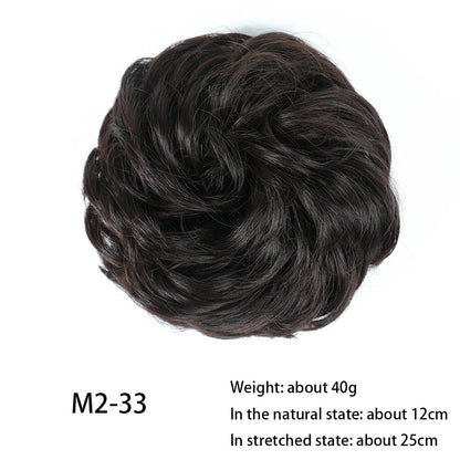 Messy Chignon Donut Hair Bun Pad - Effortless Elegance Hair Accessory for Stylish Buns