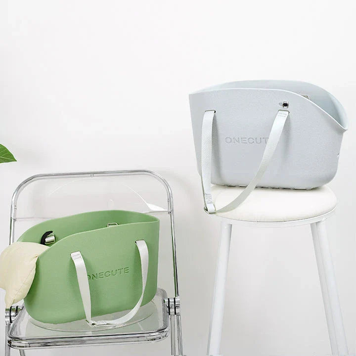 Breathable and waterproof pet shoulder bag for convenient outdoor adventures with your furry friend