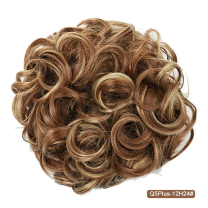 Messy Chignon Donut Hair Bun Pad - Effortless Elegance Hair Accessory for Stylish Buns