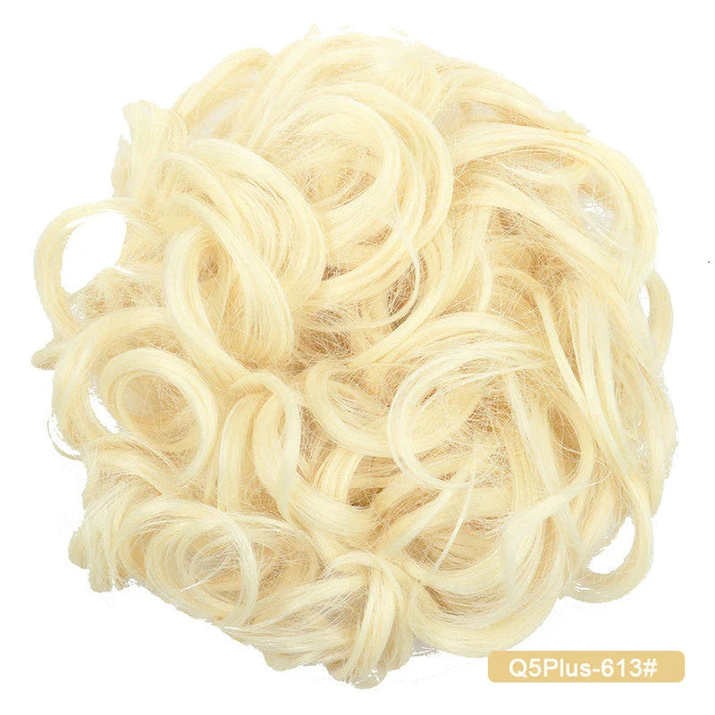 Messy Chignon Donut Hair Bun Pad - Effortless Elegance Hair Accessory for Stylish Buns