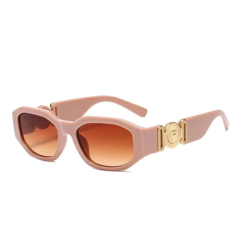 Chic Rectangle UV400 Sunglasses with Polycarbonate Frame and Anti-Reflective Gradient Lenses for Stylish Eye Protection