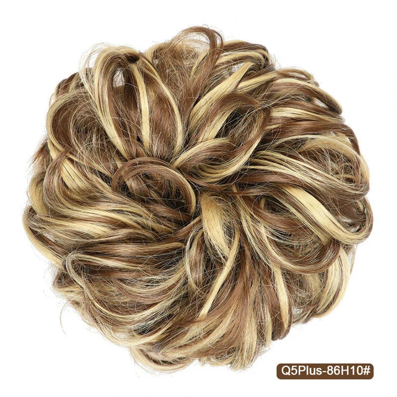 Messy Chignon Donut Hair Bun Pad - Effortless Elegance Hair Accessory for Stylish Buns
