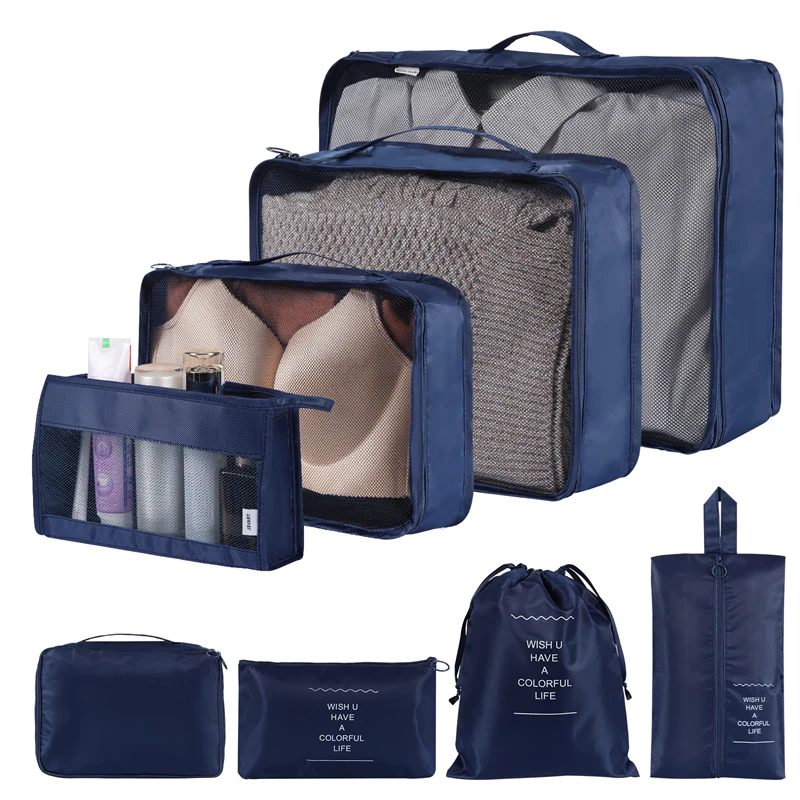 Stylish and practical home storage bags in various solid colors, designed to neatly organize your closets, shelves, and living spaces.