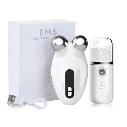 Professional Facial Microcurrent Roller for Lifting and Reducing Double Chin