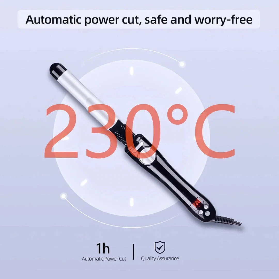 25mm Automatic Curling Iron with 360-Degree Rotation - Professional Hair Styler for creating beautiful, salon-quality curls