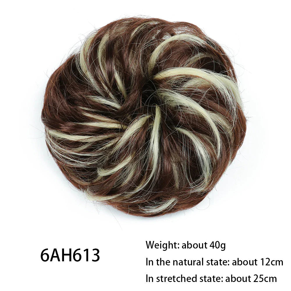 Messy Chignon Donut Hair Bun Pad - Effortless Elegance Hair Accessory for Stylish Buns