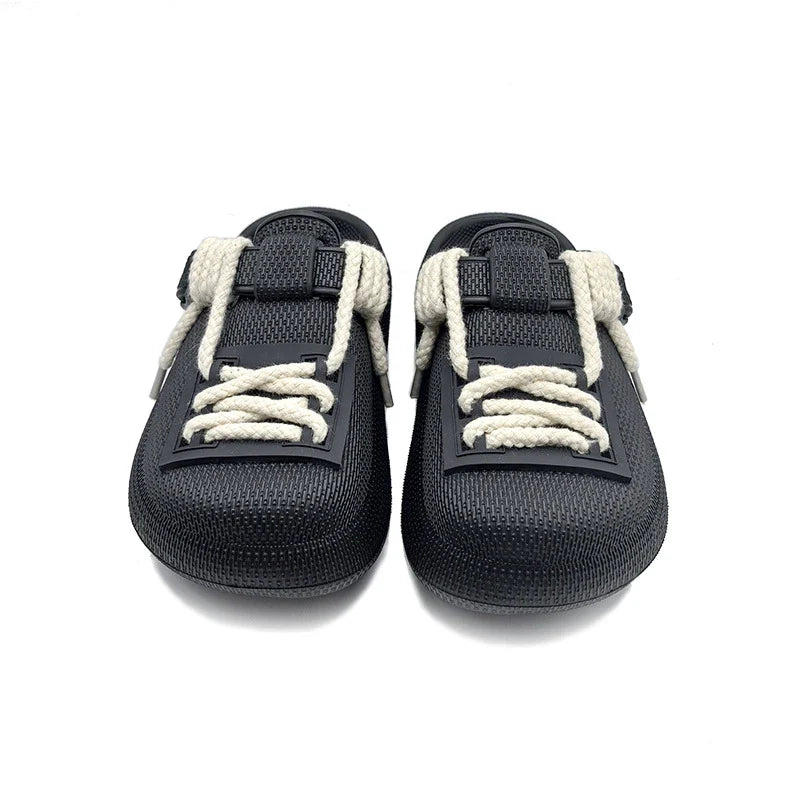 Men's summer beach outdoor non-slip slippers in various colors with cushioned EVA soles and non-slip rubber outsoles