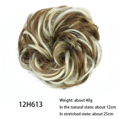 Messy Chignon Donut Hair Bun Pad - Effortless Elegance Hair Accessory for Stylish Buns