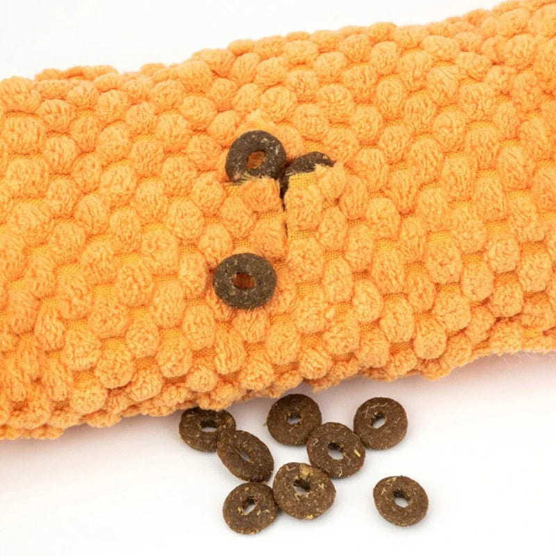 Hhomeenjoy Interactive Plush Snail Snuffle Mat Toy for Playful Pups