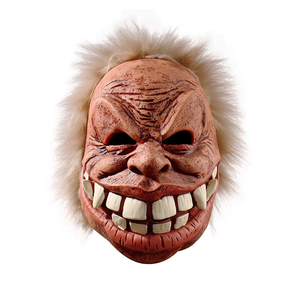 Funny Bucktoothed Old Man Latex Mask for Halloween, Costume Parties, and Pranks