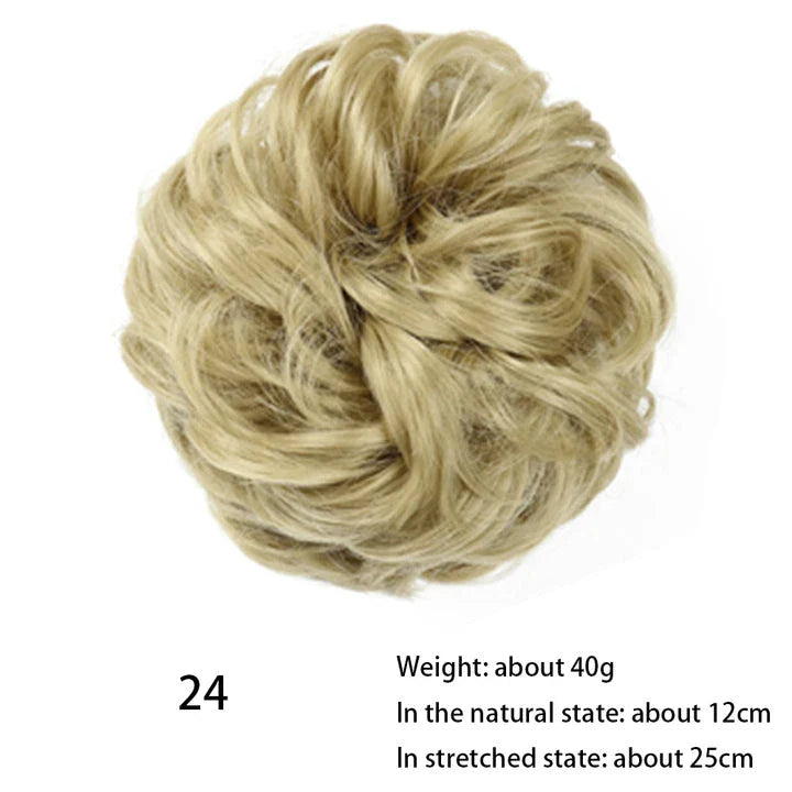 Messy Chignon Donut Hair Bun Pad - Effortless Elegance Hair Accessory for Stylish Buns