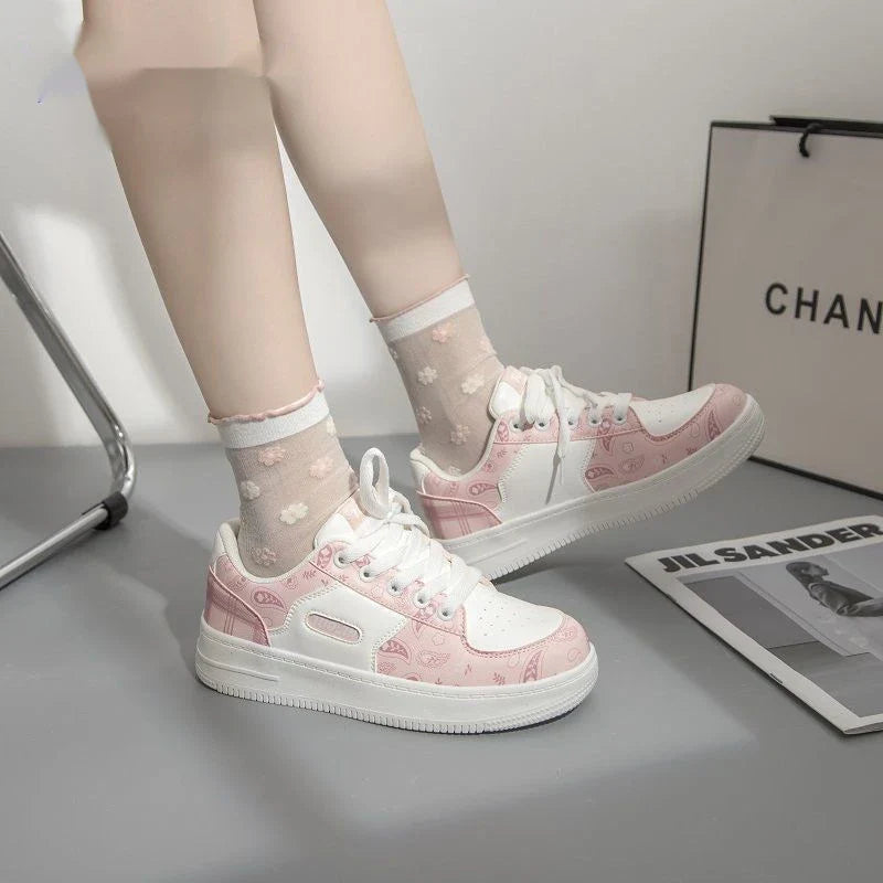 Fashionable and comfortable women's casual sports shoes with a unique design, available in various trendy colors