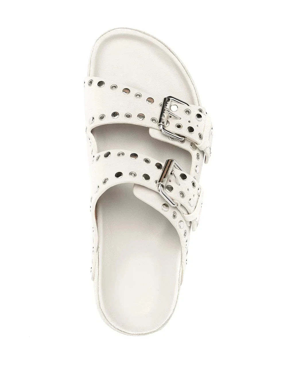 Premium leather platform sandals for women with a stylish buckle detail and comfortable rubber sole