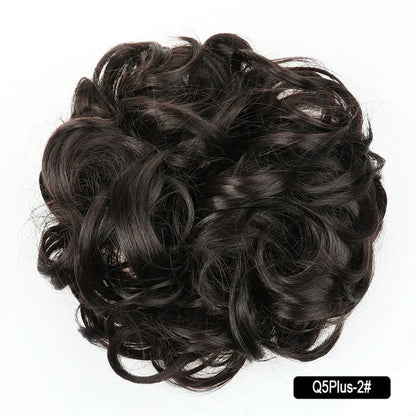 Messy Chignon Donut Hair Bun Pad - Effortless Elegance Hair Accessory for Stylish Buns