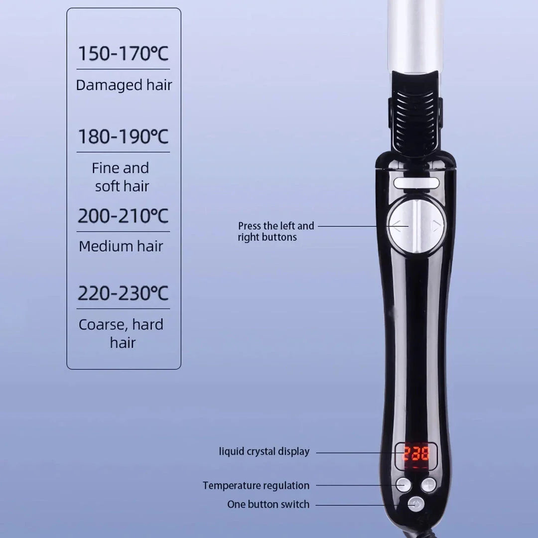 25mm Automatic Curling Iron with 360-Degree Rotation - Professional Hair Styler for creating beautiful, salon-quality curls