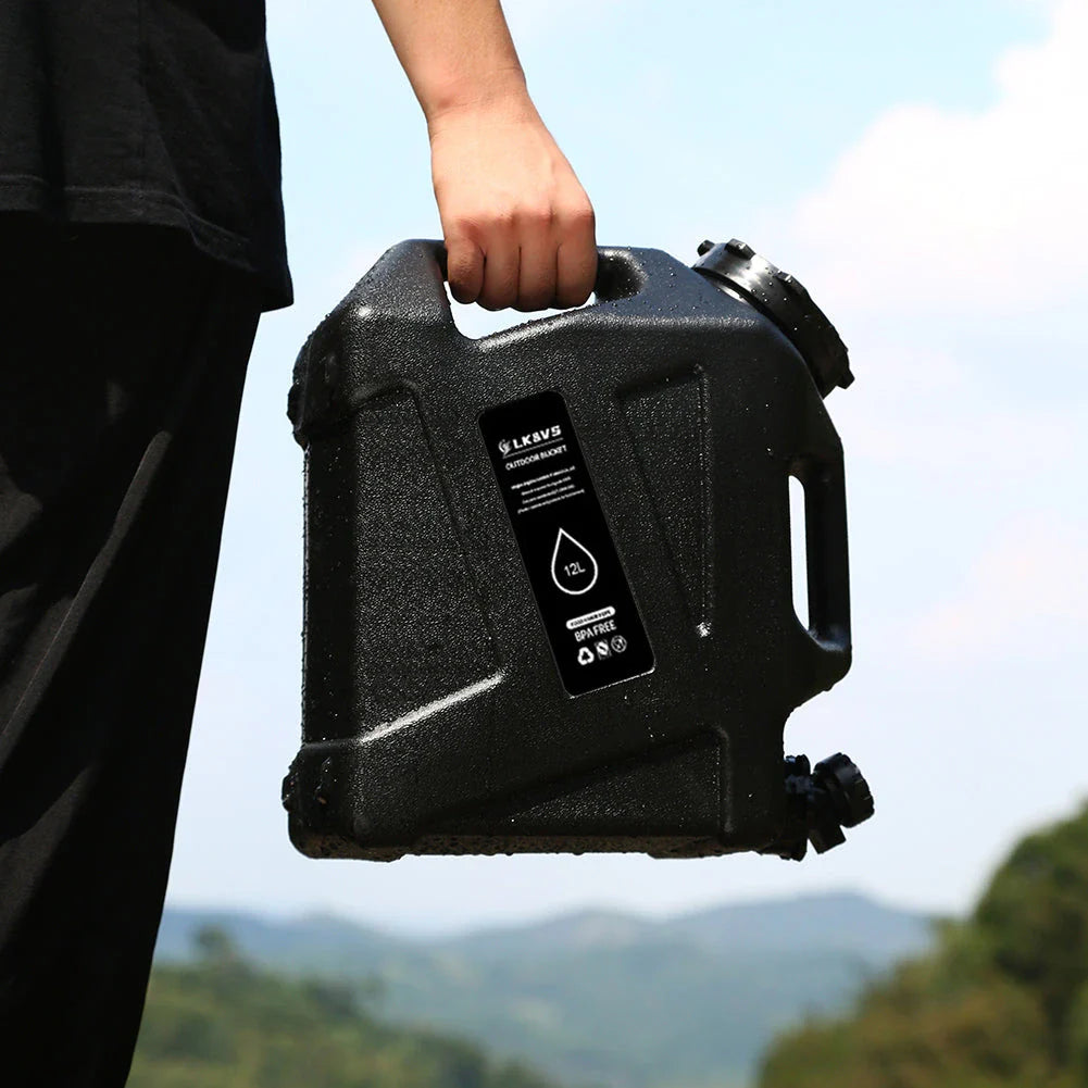 12L Portable Emergency Water Dispenser for Camping, Road Trips, and Outdoor Adventures