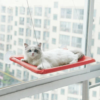 Cozy cat hammock in various colors, including green, khaki, purple, blue, and more, with and without cushions