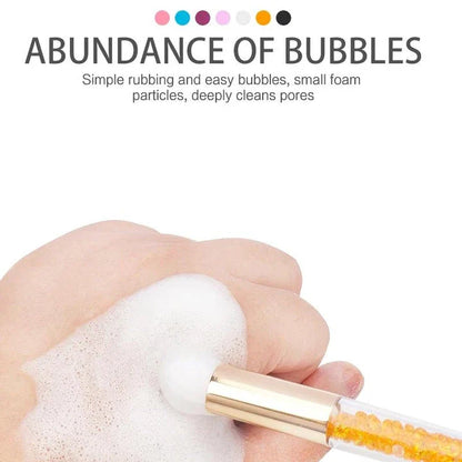Multipurpose Crystal Eyelash and Nose Cleansing Brush - Soft, Dense Bristles for Gentle Deep Cleaning